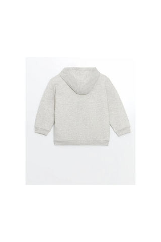 LC Waikiki Lcw Kids Kapüşonlu Erkek Çocuk Sweatshirt Ve Eşofman Alt 2'li Offwhıte Melange