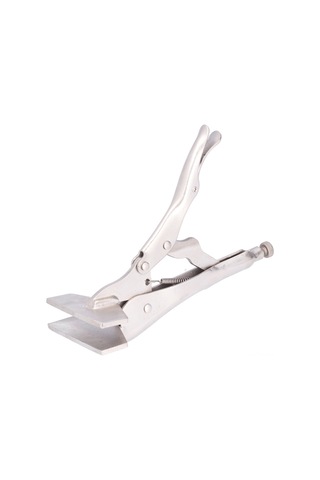 Tenfowee 10 İnç Çelik Düz Açık Kilitleme Pense - Parçalar İçin Sabitleme, Kaynaklama Ve Talaşlama İşlemleri - Kolay Açma Kolu Ve Ayarlanabilir Somun