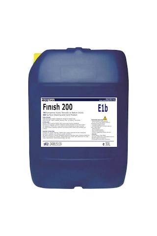 Fınısh 200 E1B Yüzey Temizlik Ve Bakım Ürünü 30 Litre N11.7005 Fınısh 200 E1B Yüzey Temizlik Ve Bakım Ürünü 30 Litre N11.7005