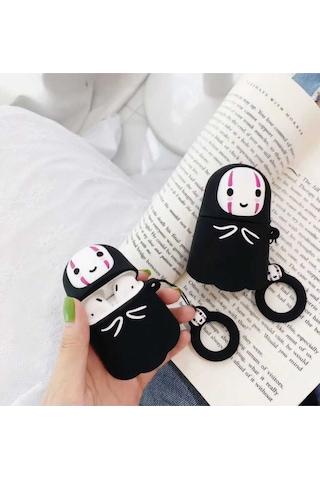 İphone 1/2. Nesil Uyumlu Koruyucu Bluetooth Kulaklık Kılıfı Gost Figürlü Gost Airpods 1/2. Nesil