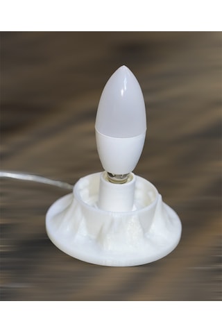013cm Glop E14ışıklı 220volt Dekoratif Çiçek İmalatı Pla Organik