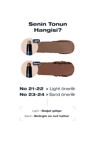 Dashu Pratik Kullanım Sunan İki Renkli Çift Taraflı Kontür Stick Mens Dual Trick Stick Light