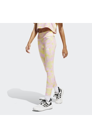Adidas Train Essentials Flower Print Çocuk Tayt Jj5055 Çok Renkli