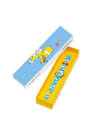 Swatch X Simpsons So28z115 Angel Bart Unisex Kol Saati