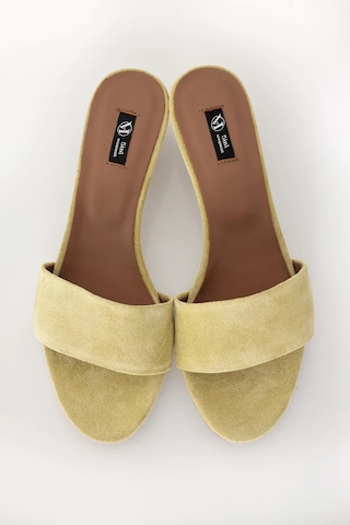 Butter Yellow Mini Topuklu Terlik 24471 Butter Yellow