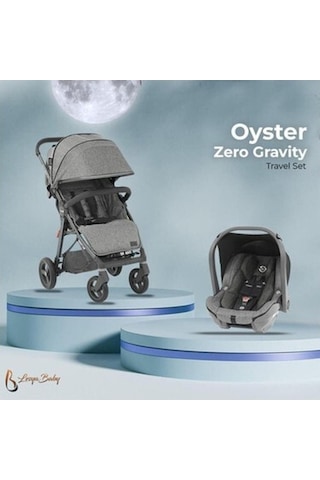 Oyster Zero Gravity Otomatik Kapanan Bebek Arabası Oto Koltuğu Dahil Travel Sistem