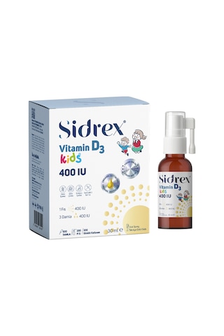 Vitamin D3 400 Iu Kids Çocuklar İçin Takviye Edici Gıda