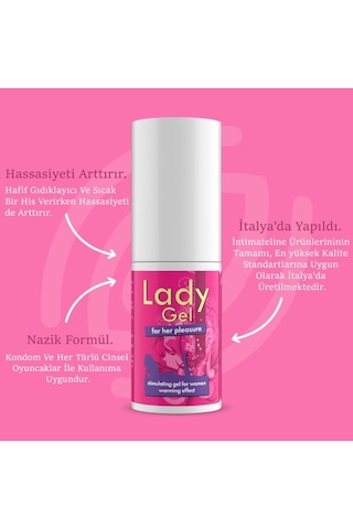 İntimateline Lady Gel 30 Ml Bayanlara Özel Krem