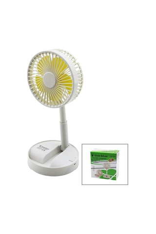 Masa Üstü Vantilatör Usb Şarjıl Katlanır Fan 13.6cm - Uzayan Ayak 11-16cm 180 Derece Telefonluklu Gs-275 5492