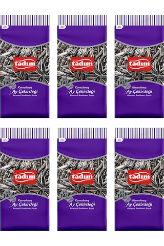 Tadım Ayçekirdeği Bol Tuzlu Kavrulmuş Siyah 6 x 180 G