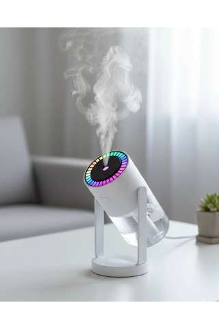 Rgb Işıklı Hava Nemlendirici Ultrasonik Teknoloji Ve Portatif Tasarım