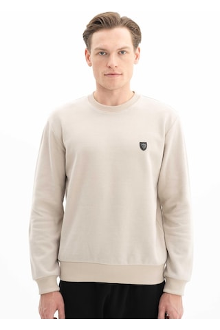 Arma Erkek Regular Fit Selanik Bisiklet Yaka Sweatshirt Kazak 001