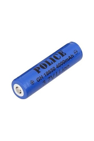 Police 18650 3.7v 4000 Mah Akım Korumalı Şarjlı Li-ion Pil