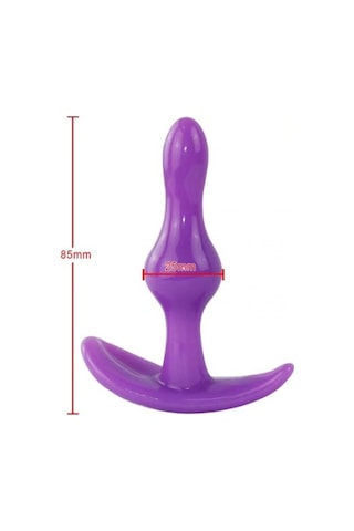 Backpart 2 Boğumlu Silikon Anal Tıkaç - Mor-pembe Backpart 2 Boğumlu Silikon Anal Tıkaç - Mor-pembe