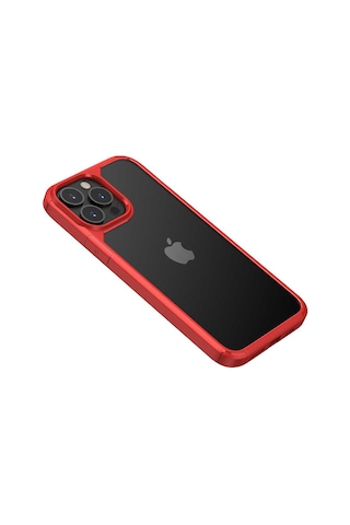 Zeyline Apple Uyumlu iPhone 13 Pro Max Zore Roll Kapak-kırmızı