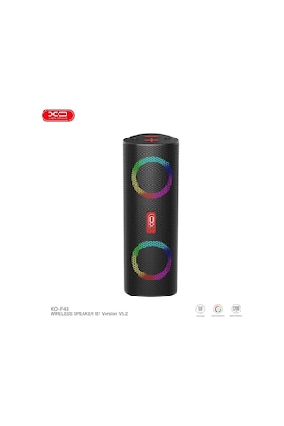 Rgb Işıklı 1200mah Şarj Edilebilir 5w Kablosuz Bluetooth Hoparlör F43