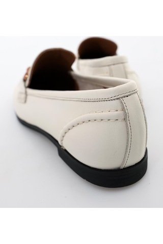Kemik Deri Loafer 34306-Kemik