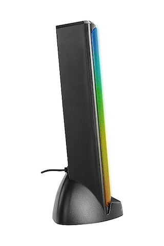 Mıkado MD-183 2.0 3W 2 Bluetooth RGB Aydınlatmalı Usb + 3.5 MM Usb 5V Hoparlör - Siyah