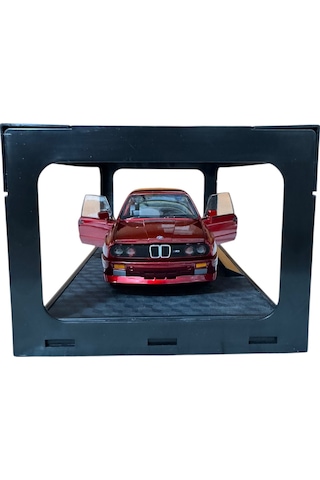 1:24 Metal Model Koleksiyon Araba Bmw M3 Kırmızı 19 Cm Döner Ön Tekerler
