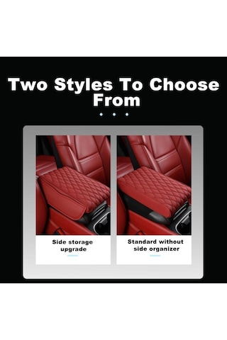 Siyah Seametal Araba Kol Dayama Pedi Kalınlaşmak Bellek Köpük Merkezi Konsol Araba Dirsek Dinlenme Yastığı Depolama Cep With Side Pocket