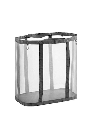 Pazly Suntek Gri Katlanır Çamaşır Sepeti - Basit Ve Pratik Kirli Çamaşır Deposu Diğer
