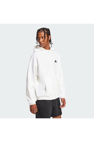 Adidas Future Icons Small Logo Full-zip Erkek Sweatshirt C-adıjd4944e50a00 Beyaz