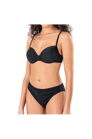 Endeep Kadın Destekli Dokulu Siyah Bikini Takımı