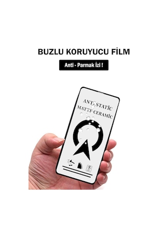 Xiaomi Poco M6 Pro 4g Tam Kaplayan Anti Statik Kırılmayan Mat Seramik Nano Esnek Ekran Koruyucu Cam