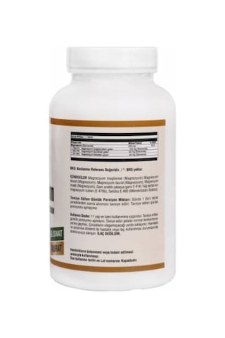 Magnesium Malat Glisinat Taurat 180 Tablet 3 Kutu Magnezyum 540 Tablet