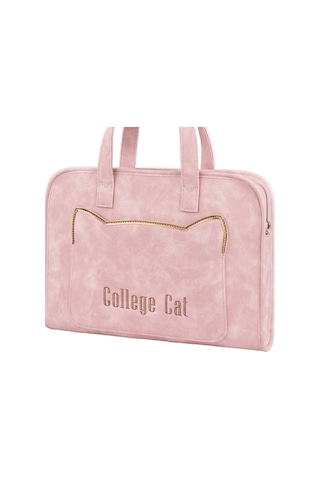 Geeksen 13.3/14 İnç Pembe İş Geçişi Dizüstü Bilgisayar Çantası - Tek Omuzlu, El Tutan Ve Çapraz Çantası Diğer