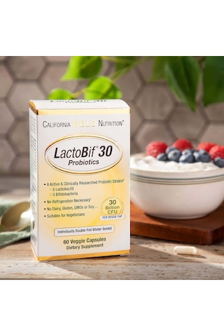 California Gold Lactobif 5 Probiotics Wit 5 Lactobacilli 3 Bifid