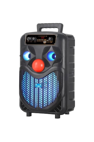 Led Işıklı Bluetooth Hoparlör Mikrofonlu Kablosuz Şarjlı Taşınabilir Speaker