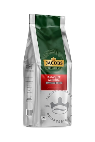 Jacobs Banquet Medium Çekirdek Kahve 1kg Espresso Beans 6lı Set Çekirdek