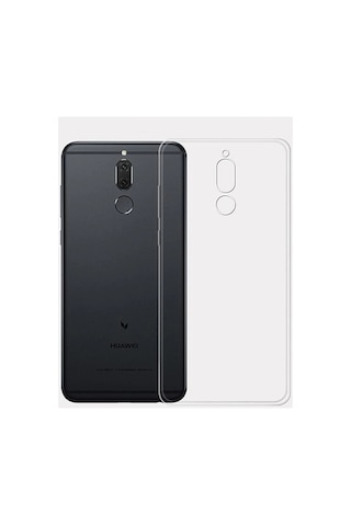 Newface - 545 - Huawei Mate 10 Lite Kılıf Lüx - Ece-umay - Şeffaf Silikon