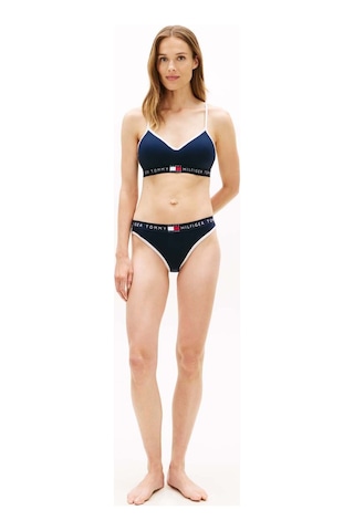 Tommy Hilfiger Kadın Rib Örgü Bikini Altı Gece Mavisi