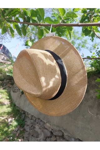 Suyutti Kostan Aksesuar Unisex Hasır Şapka Hasır Çok Renkli