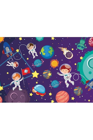 Yappuzz Meraklı Astronotlar 25 Parça Çoçuk Puzzle