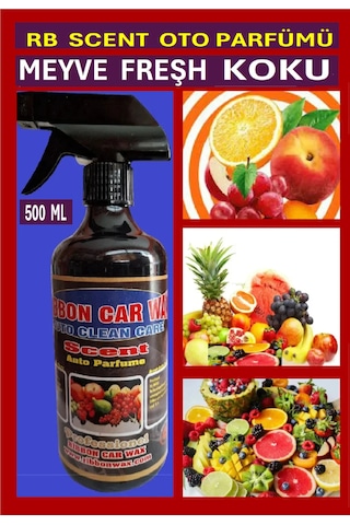 Rb Scent Parfüm Çilek Freş Sakız Kokusu 500 Ml Meyve