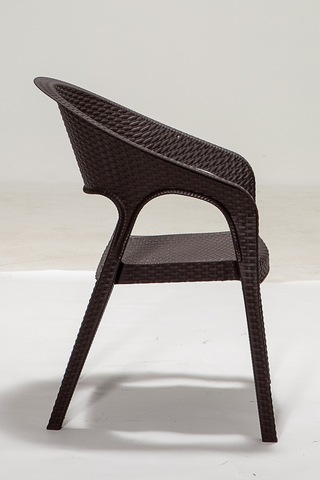 2 Adet Garden Kahve Sandalye / Balkon-bahçe-teras Kahverengi