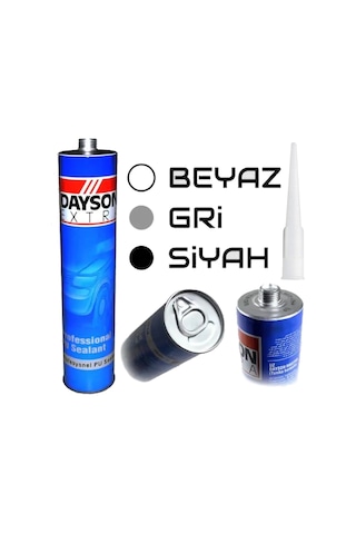 Dayson Extra Poliüratan Silikon Mastik 5 Adet 280Ml Gri Gri