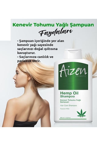 Aizen Kenevir Tohumu Yağlı Şampuan