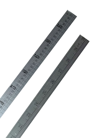 100 Cm Hafif Alüminyum Cetvel Gri