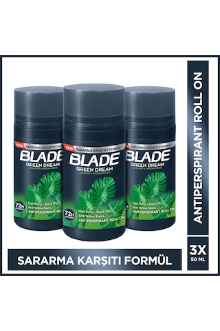 Blade Green Dream Erkek Roll-On Deodorant 3 x 50 ML