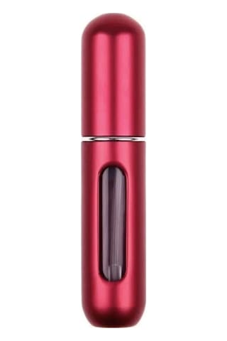 Doldurulabilir Mini Seyahat Parfüm Şişesi Sprey Kutu - Ortalama 80 Basım - Kırmızı - 1 Adet Bahar