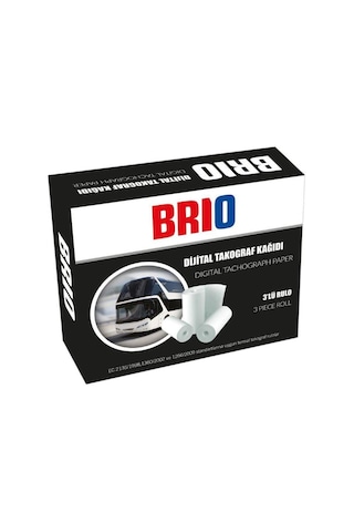Brio Takograf Kağıdı Dijital Rulo 3 Lü 10 Paket