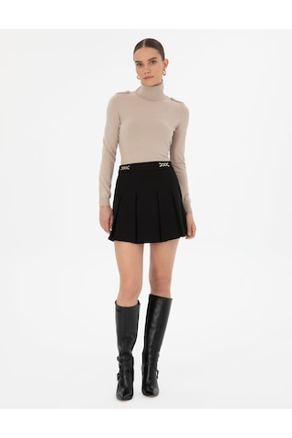 Pierre Cardin Kadın Siyah Etek Dokuma 50314118-vr046 Siyah