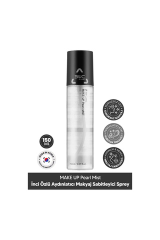 3w Clınıc İnci Özlü Aydınlatıcı Etkili Makyaj Sabitleyici Sprey Make Up Pearl Mist 150 ml