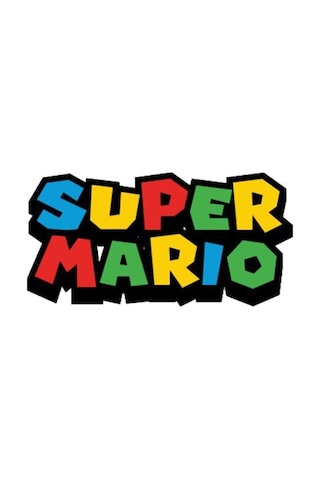 Super Mario Logo Sticker Motor, Kask, Laptop, Araba Sticker 13x6cm