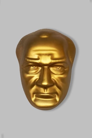 Atatürk Maskı 28 Cm Fiber Glass Okul Resmi Kurum Mask