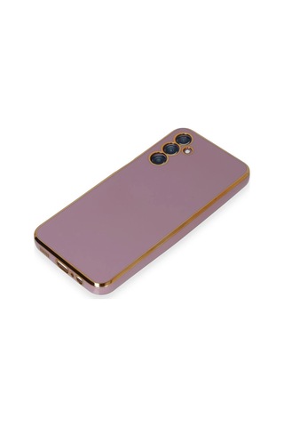 Uray Store Samsung Galaxy Uyumlu M14 5g Kılıf Volet Silikon - Mor